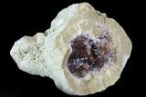 Aragonite & Kutnohorite Crystal Geode Half - Italy #61766-2
